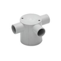 040.040.0394 Deep Junction Box 20mm 3 Way - 10 Pack