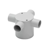 040.040.0396 Deep Junction Box 20mm 4 Way - 10 Pack