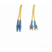 [FL.OS2LCST1M] FL.OS2LCST1M 1m LC-ST OS1 / OS2 Singlemode Fibre Optic Cable: Yellow