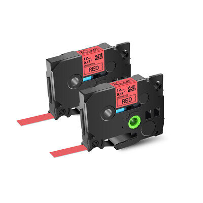 [TZE-431] 12MM BLACK ON RED TZ TAPE