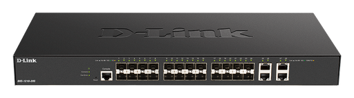 [DXS-1210-28S] 28-Port 10 Gigabit Smart Managed Switch with 24 SFP+ ports and 4 10GBASE-T ports