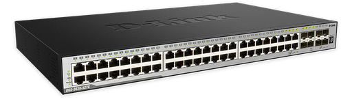 [DGS-3630-52TC] 52-Port Gigabit xStack Layer 3+ Managed Stackable Switch with 48 1000Base-T and 4 10 GbE SFP+ Ports (Advanced Layer 3 functionality requires Enhanced