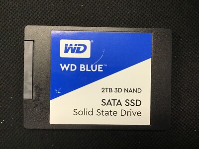 [WDS200T2B0A] WD Blue 3D NAND SSD, 2.5 Form Factor, SATA Interface, 2TB, CSSD Platform, 5Yr Warranty