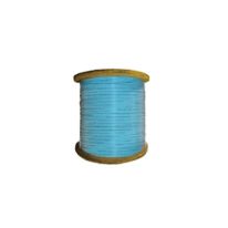 [040.060.0119] 12 Core MM OM4 Indoor / Outdoor Riser x 100m, 2mm oversleeving, 400mm stagger with LC-LC Terminations, pulling socks & on a drum