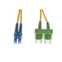 [FL.OS2LCSCAPC1.5M] 1.5m LC-SC/APC OS1 / OS2 Singlemode Fibre Optic Duplex Cable