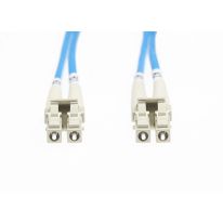 [FL.OM1LCLC1MB] 1m LC-LC OM1 Multimode Fibre Optic Cable: Blue