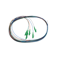 [015.012.1304] Fibre Pigtail LC/APC OS2 / OS1 Singlemode 2m - 6 Pack Rainbow