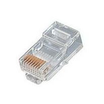 [005.002.0012] 8 Position Stranded  RJ45 Cat 5E Crimp Plug 10 Pack