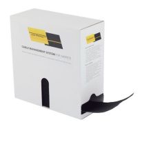 [013.012.1050] Cable Cover for Carpet | Box of 25m Black