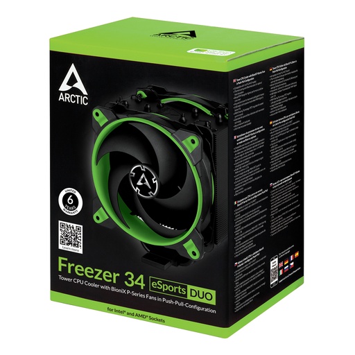 [ACFRE00060A] Arctic Cooling Freezer 34 eSports DUO Red CPU Cooler