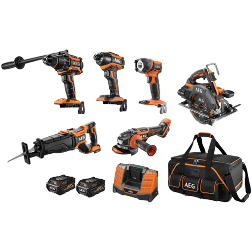 [BSB18BF6-602B] 18V 6.0Ah 6 Piece Combo Kit w/ FUSION & FORCE BSB18BF6-602B