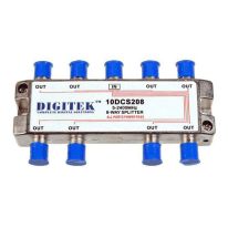 [008.008.1008] 8 Way Splitter F Type 5-2400MHz All Ports Power Pass **DC ONLY**