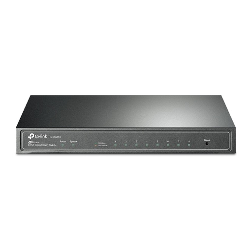 [SG2008] TP-Link SG2008 JetStream 8-Port Gigabit Smart Switch PORT: 8× Gigabit RJ45 Ports: Desktop Steel Case, Static Routing,Omada