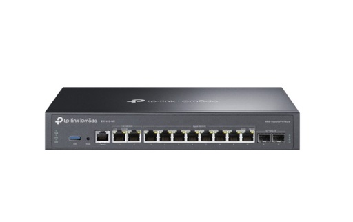 [ER7412-M2] TP-Link ER7412-M2 Omada Multi-Gigabit VPN Router, Quad-core CPU, 2x2.5Gbps RJ45, 10x Gigabit WLAN/LAN Ports(2x SFP), 1x USB3.0, MultiWAN Load Balance
