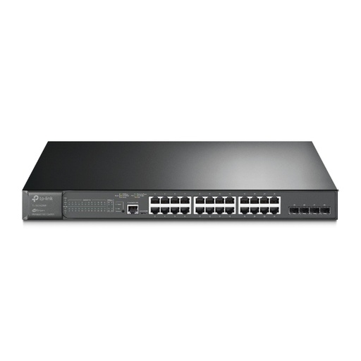[SG3428MP] TP-Link SG3428MP JetStream 28-Port Gigabit L2 Managed Switch with 24-Port PoE+, Static Routing,Omada