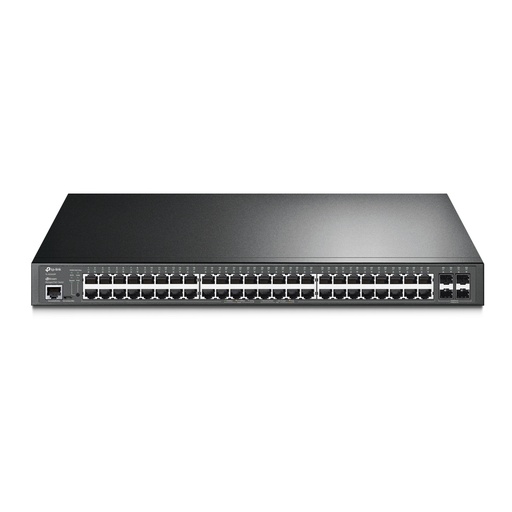 [SG3452P] TP-Link SG3452P JetStream 52-Port Gigabit L2+ Managed Switch with 48-Port PoE+, 384W PoE Budget, Integrated into Omada SDN