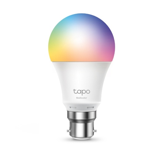 [Tapo L530B] TP-Link Tapo L530B Smart Wi-Fi Light Bulb, Bayonet Fitting, Multicolour (B22 / E27), No Hub Required, Voice Control, Schedule & Timer,
