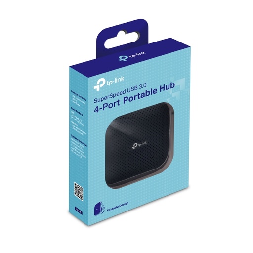 [UH400] TP-Link UH400 USB3.0 Hub 4 Ports, Portable, Up to 5Gbps, 4 Devices USB3.0 Type A, No Power Adapter Needed