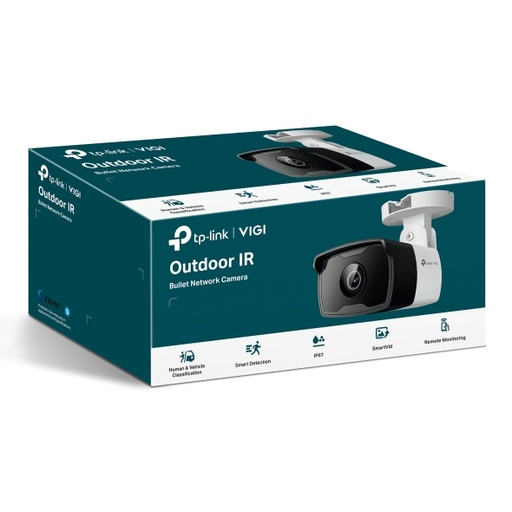 [VIGI C330I(2.8mm)] TP-Link VIGI 3MP C330I(2.8mm) Outdoor Bullet Network Camera, 2.8mm Lens,Smart Detection, 3YW