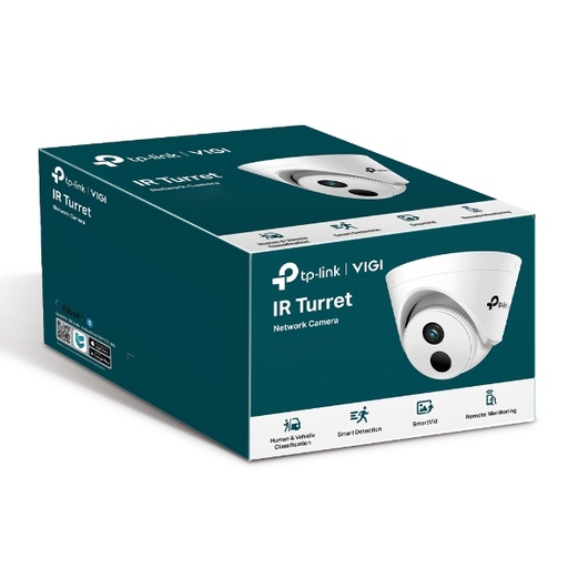 [VIGI C430I(2.8mm)] TP-Link VIGI 3MP C430I(2.8mm) IR Turret Network Camera, 2.8mm Lens, Smart Detection, 3YW