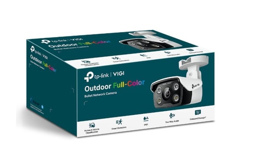[VIGI C340(6mm)] TP-Link VIGI 4MP C340(6mm)  Outdoor Full-Colour Bullet Network Camera, 6mm Lens, Smart Detection, 3YW
