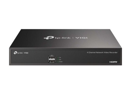 [VIGI NVR1004H] TP-Link VIGI NVR1004H VIGI 4 Channel Network Video Recorder (HDD Not Included)