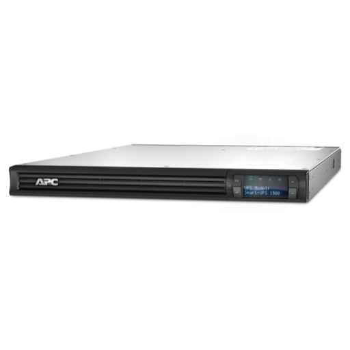 [731304299400] APC Smart-UPS 1500VA/1000W Line Interactive UPS, 1U RM, 230V/10A Input, 4x IEC C13 Outlets, Lead Acid Battery, SmartSlot,LCD