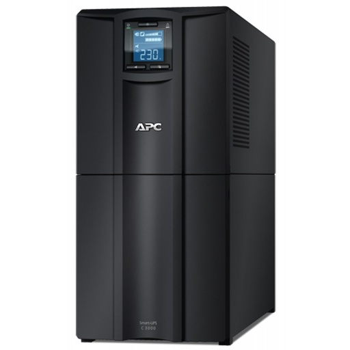 [731304310105] APC Smart-UPS C, Line Interactive, 3kVA, Tower, 230V, 8x IEC C13+1x IEC C19 outlets, AVR, Graphic LCD