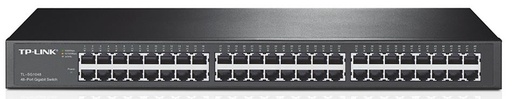 [6935364021559] TP-Link TL-SG1048 48-Port Gigabit Rackmount Switch 19-inch rack-mountable steel case 96Gbps Switching Capacity IEEE 802.3x flow control Auto MDI/MDIX