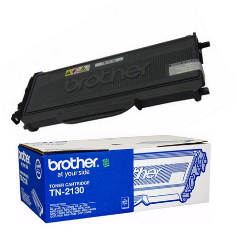 [4977766655651] Brother TN-2130 Mono Laser Toner- Standard, HL-2140/2142/2150N/2170W, DCP-7040, MFC-7340/7440N/7840W- Up to 1500 pages