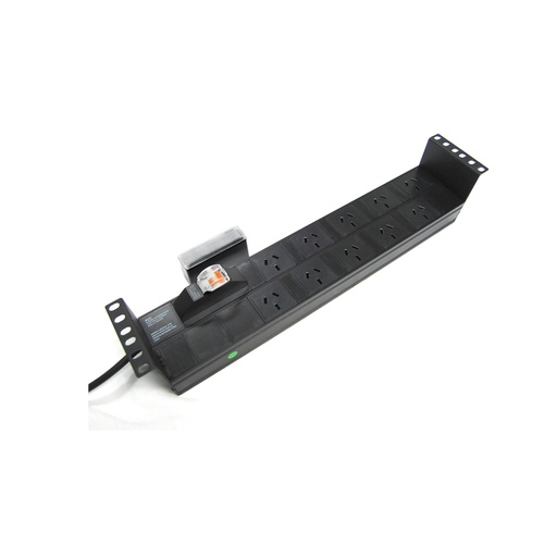 [3968876592456] PowerShield Horizontal PDU with 10A Aus Input plug, 10 x ANZ 10Amp outlets, 2U, circuit breaker, efficient power distribution