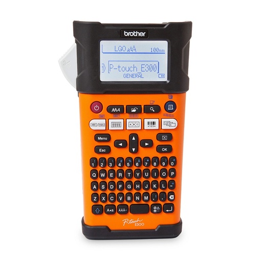 [4977766730006] Brother PT-E300VP INDUSTRIAL LABELLING MACHINE FOR ELECTRICAL/DATACOM (HEAT SHRINK TUBE COMPATIBLE) UP TO 18MM TZE TAPE