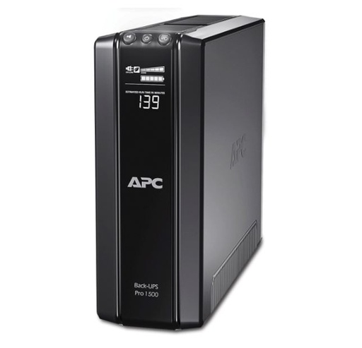 [731304268741] APC Back-UPS Pro 1500VA/865W Line Interactive UPS, Tower, 230V/10A Input, 10x IEC C13 Outlets, Lead Acid Battery, LCD, AVR