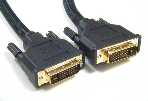 [9320300512128] Astrotek DVI-D Cable 5m - 24+1 pins Male to Male Dual Link 30AWG OD8.6mm Gold Plated RoHS