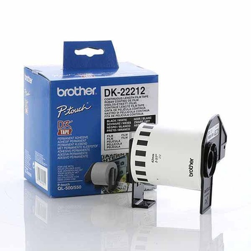 [4977766628211] Brother White Cont. Film Roll Direct Thermal 62mm x 15.24mm
