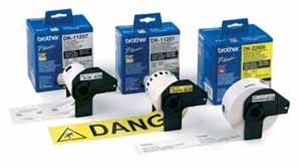 [4977766628150] Brother White File Folder Labels 17mm X 87mm 300 Labels