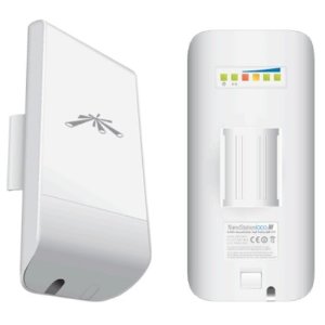 [817882023245] Ubiquiti airMAX Nanostation LOCO M 2.4GHz Indoor/Outdoor CPE - Point-to-Multipoint(PtMP) application - Includes PoE Adapter,  2Yr Warr