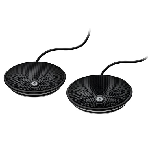 [97855119551] Logitech Group Expansion Microphones for Video  Audio Meeting Conferencing Add-on mics for Medium-Large Groups