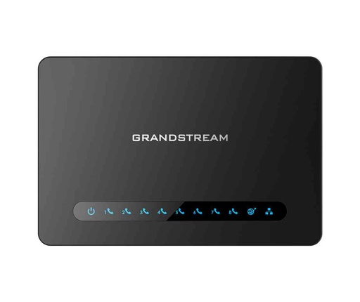 [6947273702412] Grandstream HT818 FXS ATA, 8 Port Voip Gateway, Dual GbE Network, Supports 2 SIP profiles and 8 FXS ports, Supports T.38 Fax for reliable Fax-over-IP