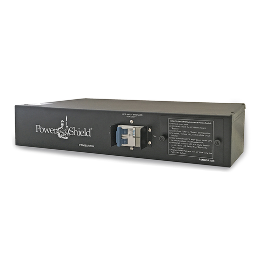 [9346909000774] PowerShield Rack Mount 1:1 Maintenance Bypass Switch for 6-10kVA UPS, 2U, HW, Interlocked, ensures uninterrupted power during maintenance
