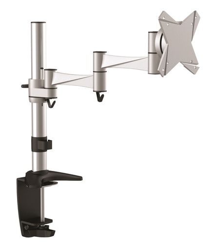 [9320301002772] Astrotek Monitor Arm Desk Mount Height Adjustable Stand for Single LCD Display 23.8" 24" 27" 8kg 30° Tilt 180° Swivel 360° Pivot VESA 75x75 100x100