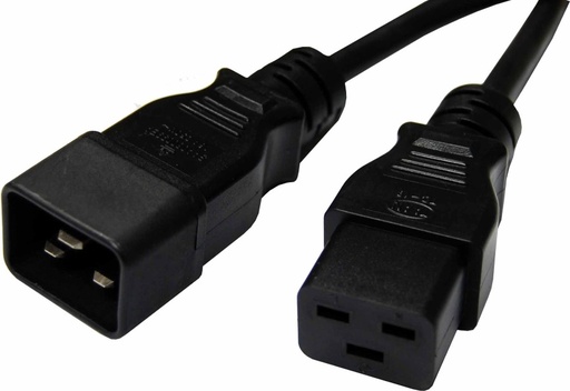 [9341756014653] 8Ware 2m Power Extension Cable Lead 15A IEC-C19 to IEC-C20 Male to Female for UPS PDU PC Servers Rack-mount Power Distribution Units