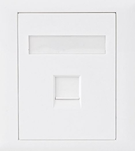 [9320100100600] Astrotek CAT6 RJ45 Network Wall Face Plate Outlets 86x86mm 1 Port Socket Kit