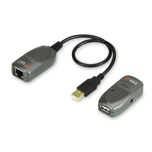 [4719264642647] Aten 1 Port USB 2.0 Over Cat5 Extender (up to 60m)