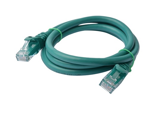 [9341756013014] 8Ware CAT6A Cable 1m - Green Color RJ45 Ethernet Network LAN UTP Patch Cord Snagless