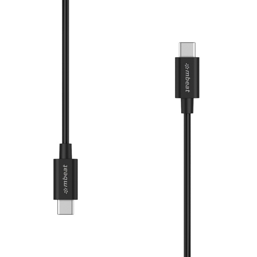 [9346396001919] mbeat® Prime 2m USB-C to USB-C 2.0 Charge And Sync Cable High Quality/Fast Charge for Mobile Phone Device Samsung Galaxy Note 8 S8 9 Plus LG Huawei