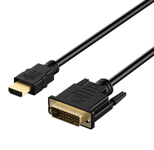 [9341756009369] 8ware HDMI to DVI-D Adapter Converter Cable 2m - Retail Pack Male to Male 30AWG Gold Plated PVC Jacket for PS4 PS3 Xbox Monitor PC Computer Projector