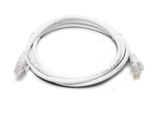 [9341756015674] 8Ware CAT6A Cable 0.5m (50cm) - White Color RJ45 Ethernet Network LAN UTP Patch Cord Snagless