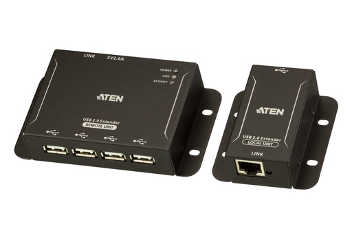 [4719264647154] Aten 4-Port USB 2.0 CAT 5 Extender (Up to 50m)