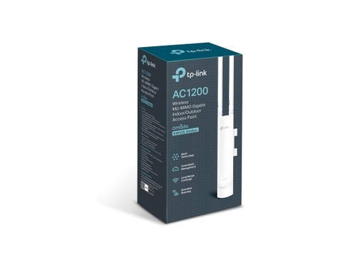 [6935364083571] TP-Link EAP225-Outdoor Omada AC1200 1200Mbps Wireless MU-MIMO Gigabit Indoor/Outdoor Access Point Passive PoE Weatherproof High Gain Long Range Ant.